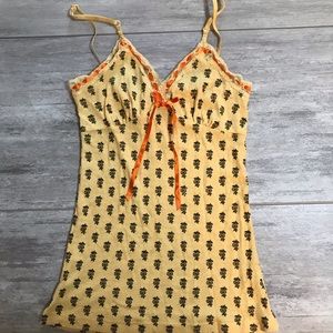 Retro Sunflower Print Tank 🌻